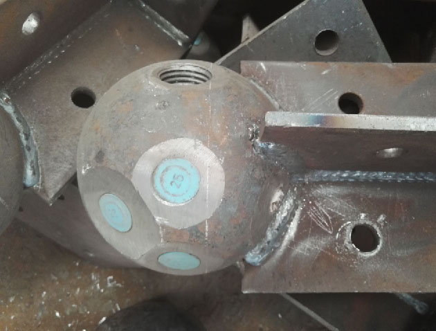 仪征螺栓球球塞，网架配件