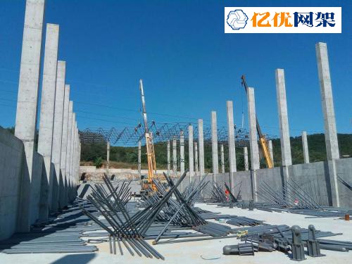 仪征料棚网架设计
